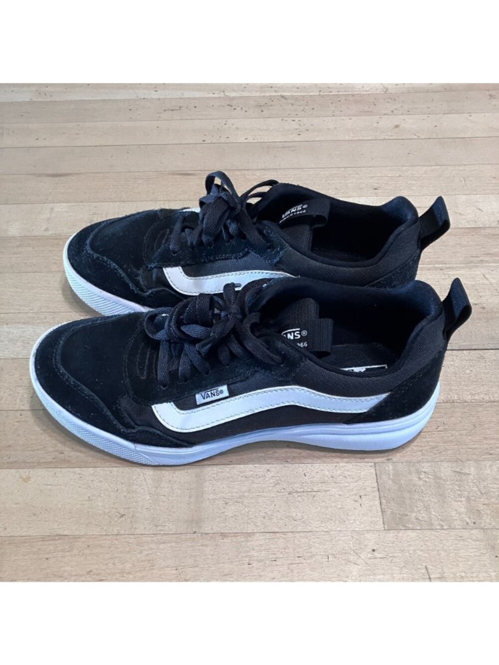 Vans Womens Range EXP Suede Skater Grunge Low Top Sneakers Size 8.5 Black AN EXC - Picture 6 of 12